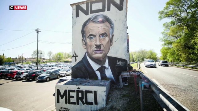 Avignon : une enquête ouverte après la pose d’affiches d’Emmanuel Macron grimé en Hitler