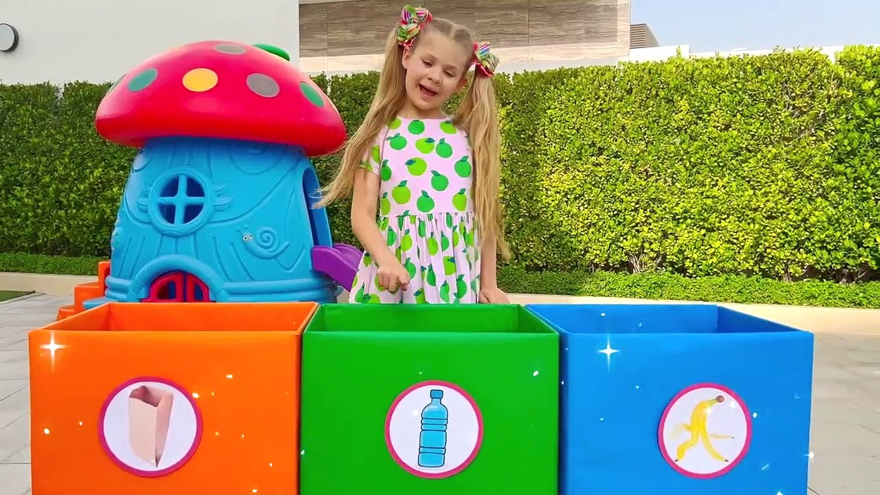 Diana and Roma show how to save natural resources