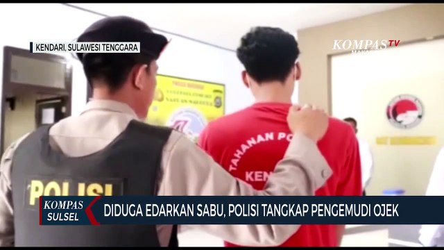 Diduga Edarkan Sabu, Polisi Tangkap Pengemudi Ojek