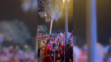 Fans go wild as Panthers win in historic 4OT