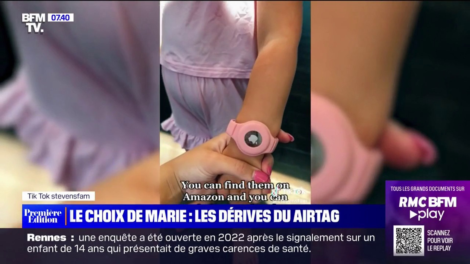 Des parents décident de traquer leurs enfants avec des AirTags - Vidéo  Dailymotion