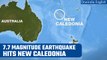 Earthquake of 7.7 magnitude hits New Caledonia, triggers tsunami warning in S.Pacific| Oneindia News