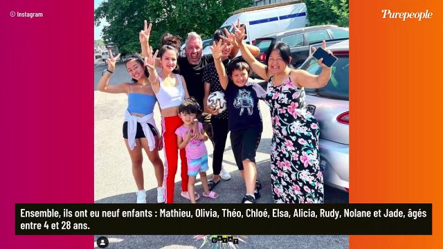 Olivier Gayat (Familles nombreuses) méconnaissable : étonnantes photos avec ses enfants et sa femme Soukdavone