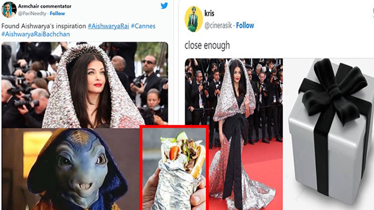 Cannes 2023 Red Carpet: Aishwarya Rai Bachchan Silver Gown Look Funny Memes Viral | Boldsky