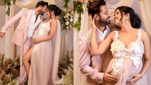 Ishita Dutta Maternity Photoshoot Husband Vatsal Sheth Romantic Video Viral, Baby Bump Kiss...|