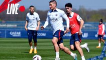 Replay : 15 minutes d'entraînement avant AJ Auxerre - Paris Saint-Germain