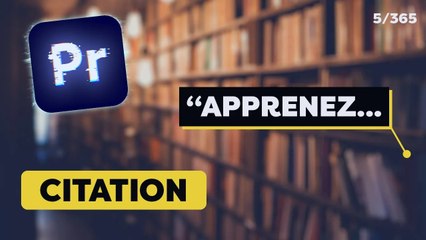 COMMENT AFFICHER DES CITATIONS (lower third) - tuto premiere pro