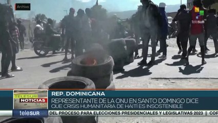 ONU define la crisis humanitaria en Haití como insostenible