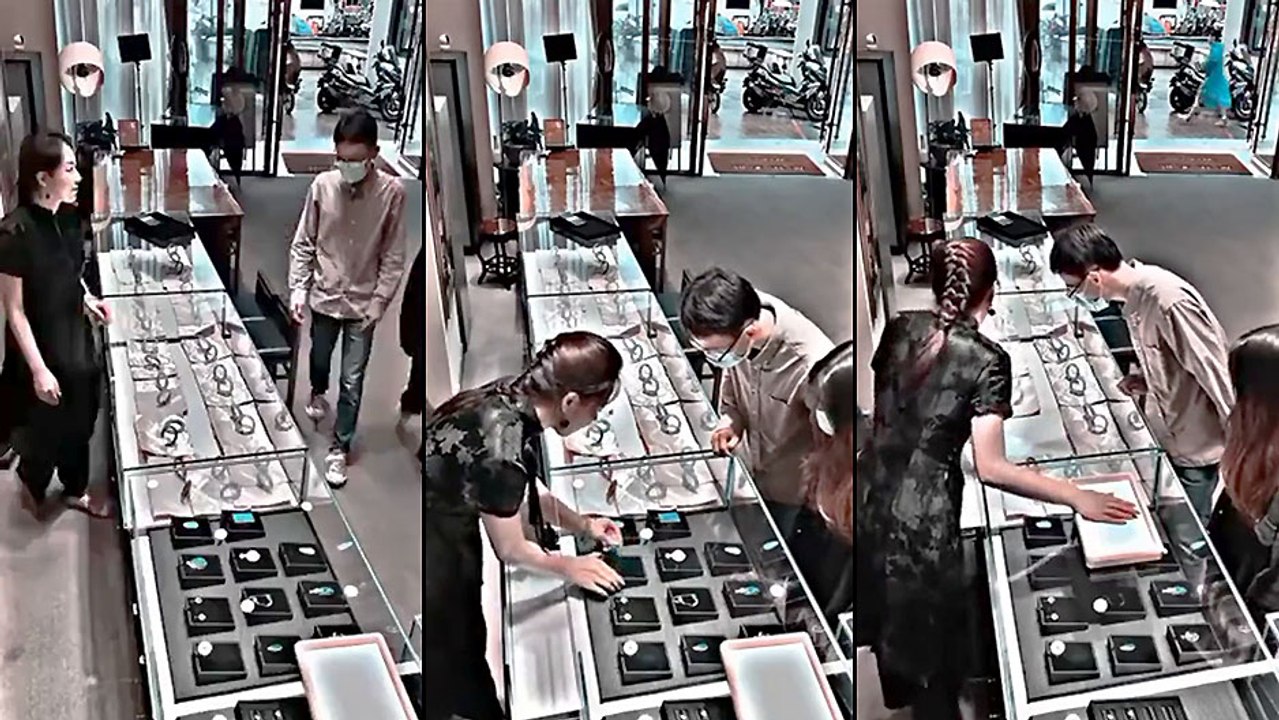 Un couple a voulu voler des bijoux