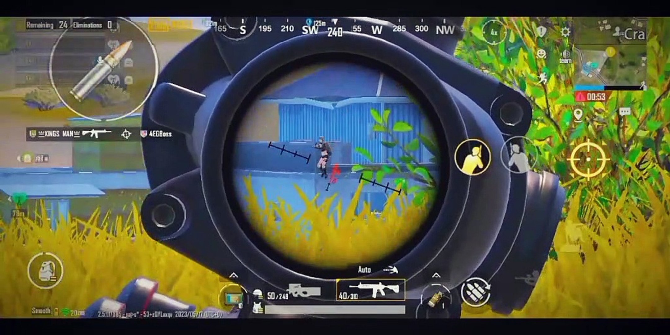 PUBG mobile game play