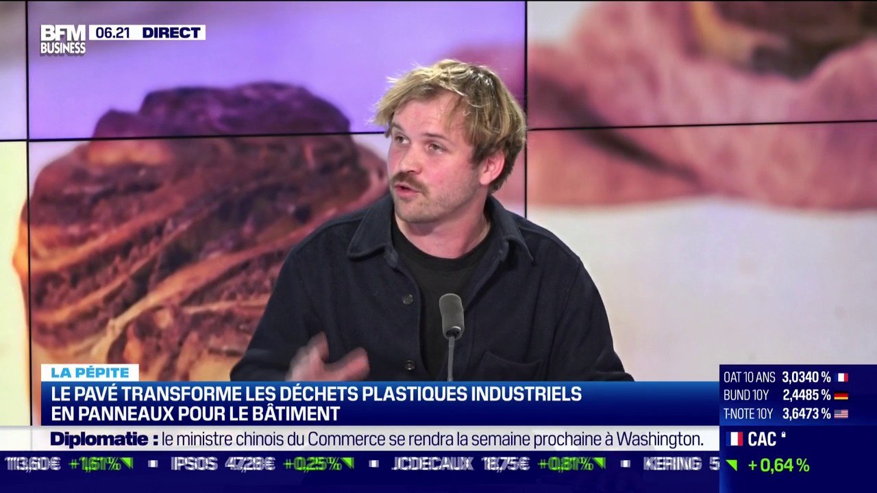 La start-up "Le Pavé" transforme les déchets pl...