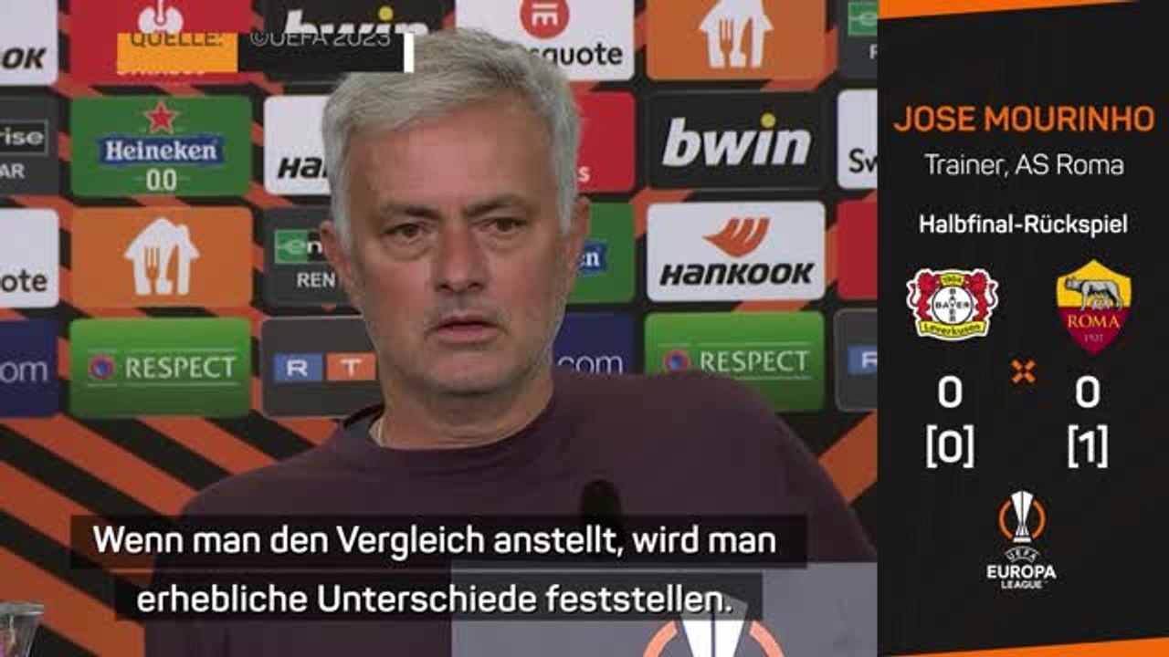 Mourinho: Dieses Finale ist besser als letztes Jahr