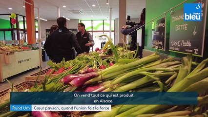 Ouverture du magasin Cœur Paysan à Mulhouse (reportage avec France 3 Alsace)