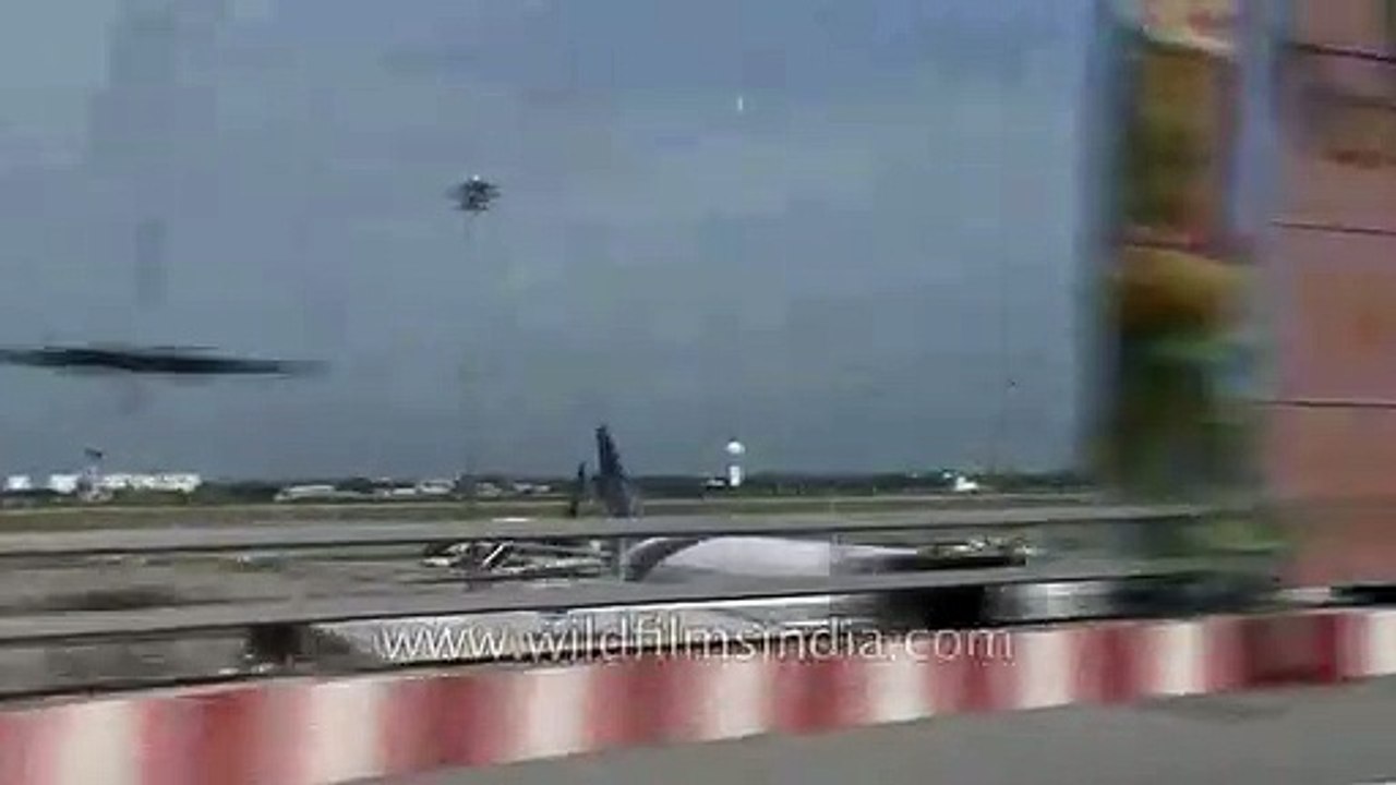 Entering the Bangkok airport premises