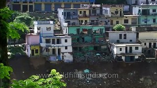 Half broken Silli village_ Uttarakhand Floods