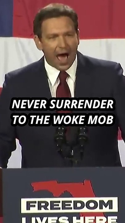 Never Surrender To The Woke Mob