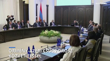 Descargar video: Örmény-azeri csúcs orosz közvetítéssel