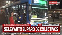 Se levantó el paro de colectivos en el AMBA