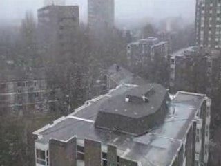 Snow in London - 23rd March 2008