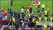 Defeated fans attack West Ham supporters in away stands