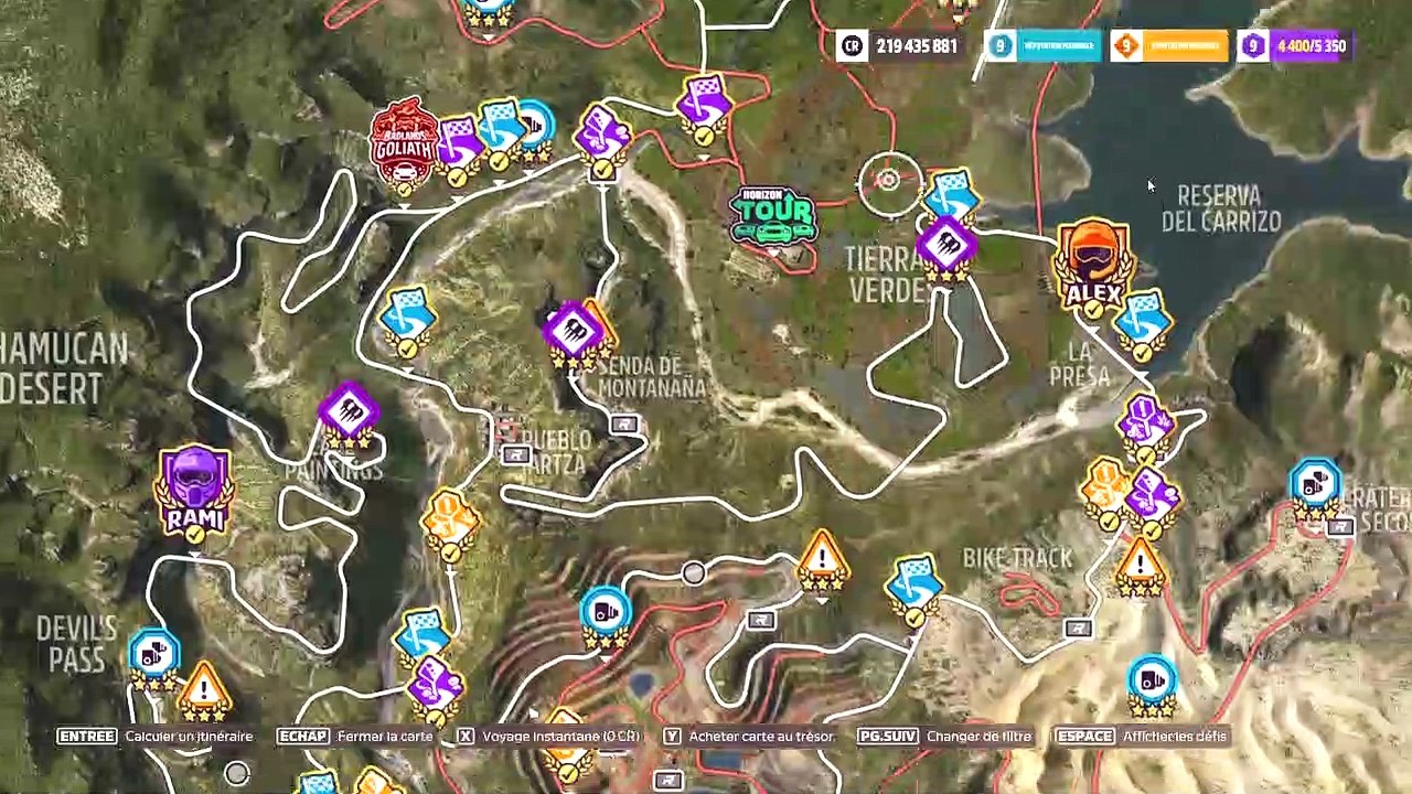 Forza Horizon 5 zone de vitesse reservoir view