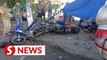 Nine injured when car crashes into nasi lemak stall near Jitra