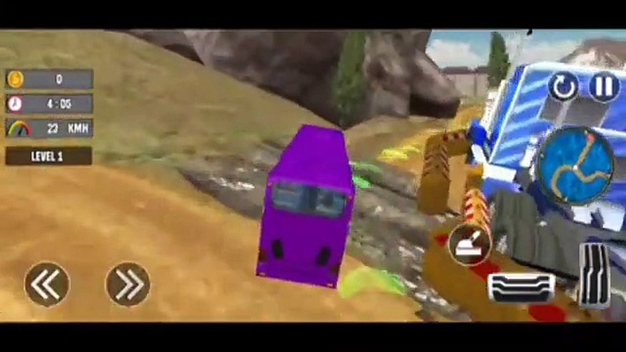 Coach Bus Offroad Driver Simulator 3D - Uphill Mobile Bus Transporter - Android GamePlay