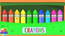 Crayons Ten In The Bed, Nursery Rhyme For Children