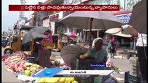 Street vendors Facing Issues With Heat Wave In  Mancherial  And Peddapalli Areas _ V6 News