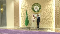 ولي العهد السعودي الأمير محمد بن سلمان يستقبل الرئيس السوري بشار الأسد المشاركة في القمة العربية المنعقدة بـ #جدة #قمة_جدة #العربية