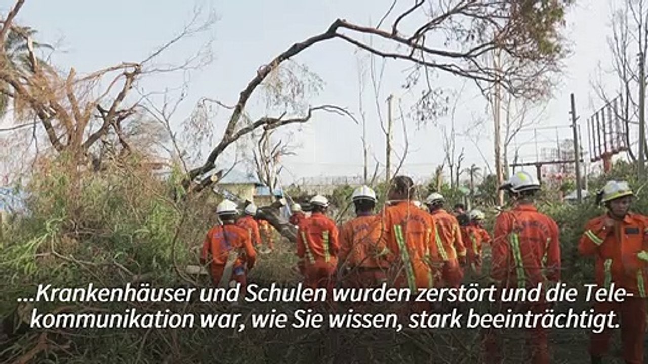 Myanmar: Hunderttausende nach Zyklon in großer Not