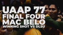 UAAP 77 Final Four: Mac Belo Winning Shot vs DLSU | Flashback Friday