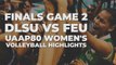 UAAP 80 Women's Volleyball Finals: Game 2 - DLSU vs FEU | Flashback Friday