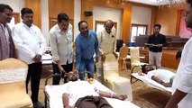 819 donated blood on minister's birthday