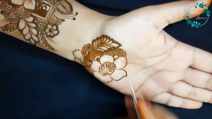 Mehndi class 16 | Easy front hand mehndi design | Mehndi | Mehndi tutorial | easy mehndi course