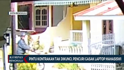 Pintu Kontrakan Tak Dikunci, Pencuri Gasak Laptop Mahasiswi