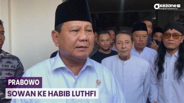 Sowan ke Habib Luthfi di Pekalongan, Prabowo: Beliau Ulama yang Sangat Merah Putih