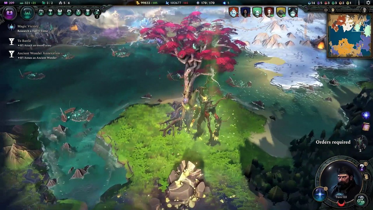 Das Strategiespiel Age of Wonders 4 zeigt seine Fantasy-Welt im Launch-Trailer