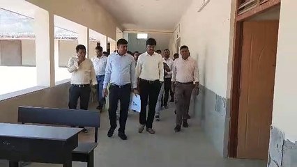 कलेक्टर ने किया प्रस्तावित स्ट्रांग रूम का निरीक्षण