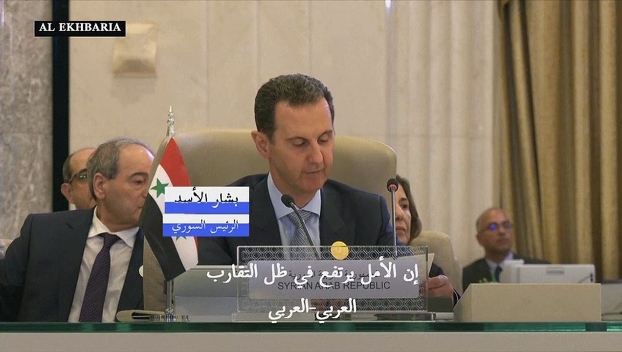 الرئيس السوري يأمل في "بداية جديدة" للعمل العربي المشترك في كلمته أمام قمة جدة
