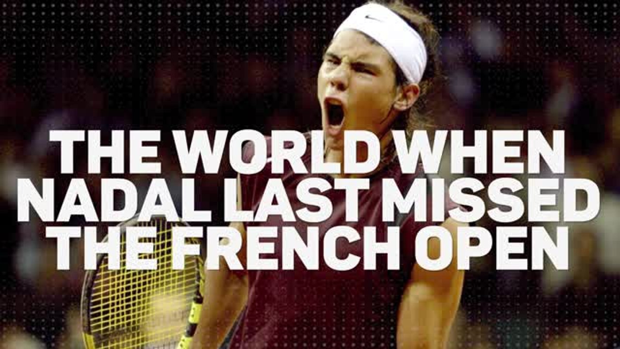 The world when Rafa Nadal last missed the French Open - video Dailymotion