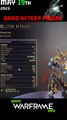 NEW PRISMA LENZ - Warframe Baro Ki'Teer Inventory Info - Voidtrader for May 19th 2023