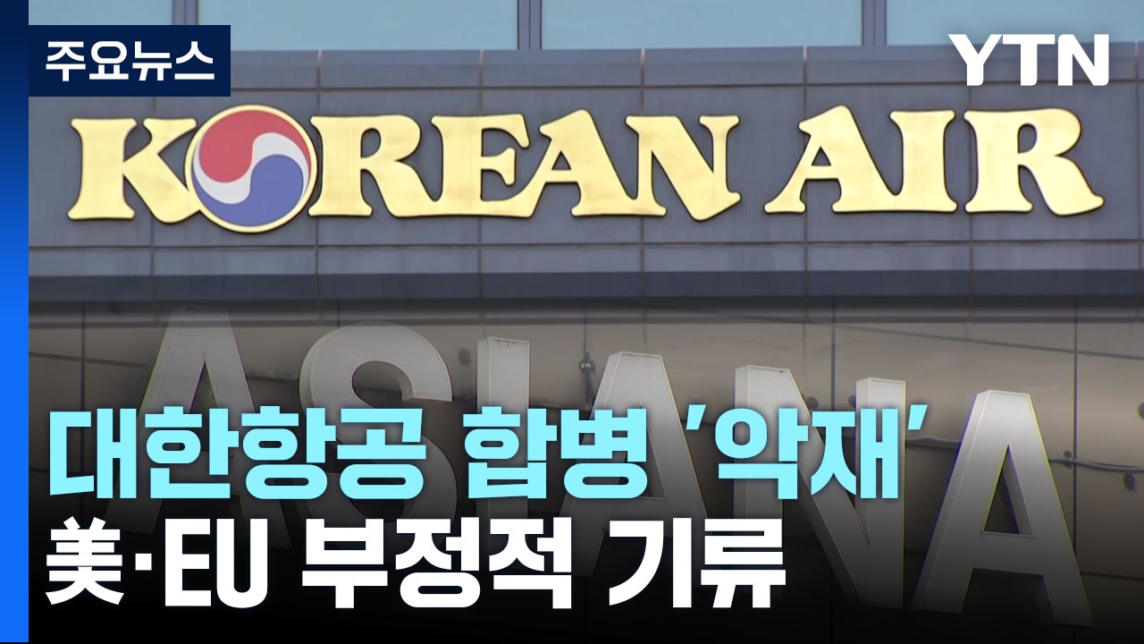 대한항공, 아시아나 합병 난항 ...美·EU 부정적 기류 / YTN