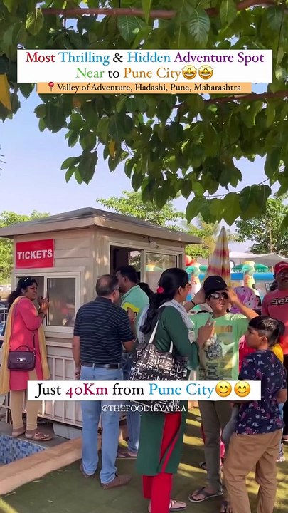 Most Thrilling & Hidden Adventure Spot with food Near Pune City.
