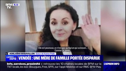 Vendée: une mère de famille portée disparue