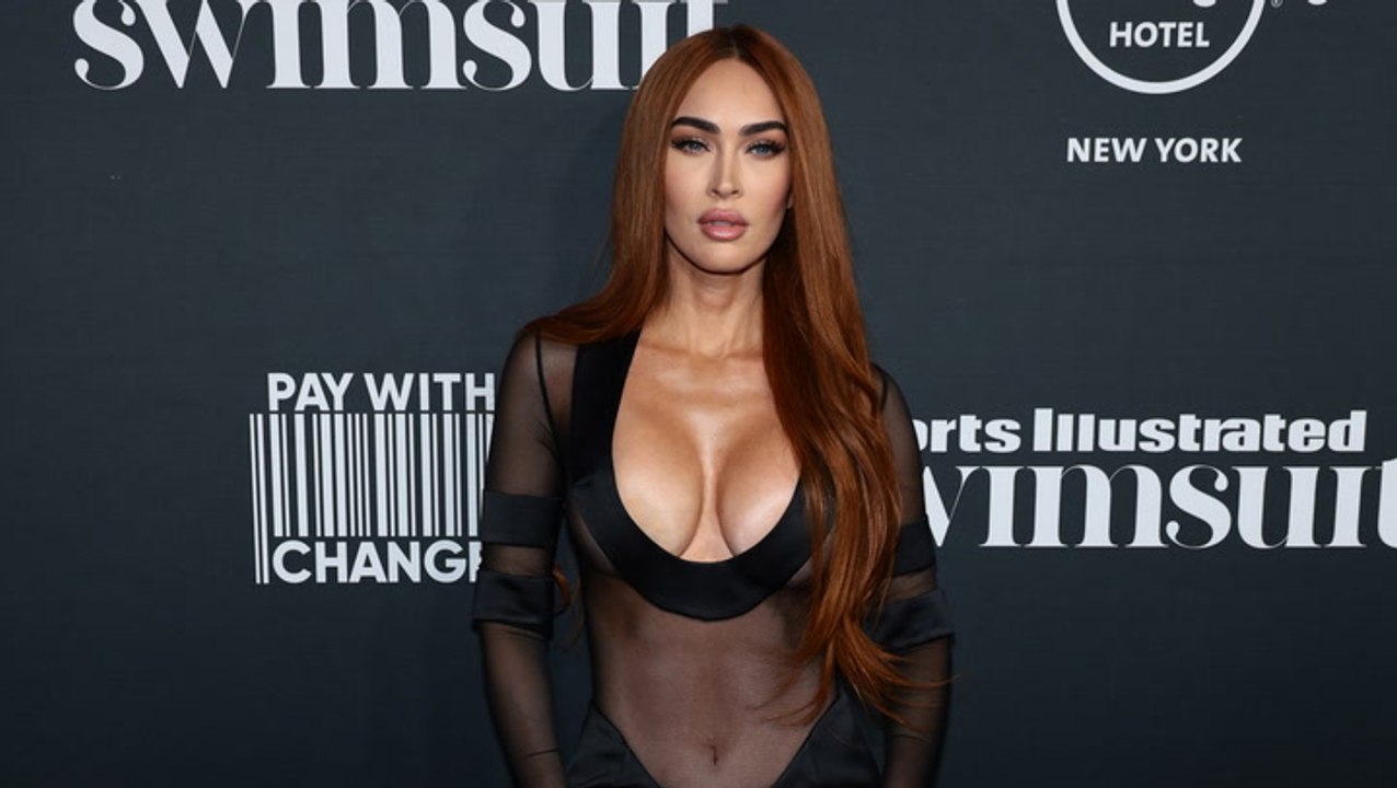 Megan Fox im durchsichtig-Look: Sieht ganz schön unbequem aus!