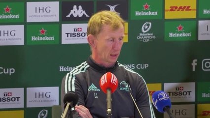 Leinster - Cullen : "C'est formidable d'être ici"