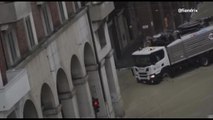 Maltempo, auto e camion bloccati nelle strade allagate a Bologna