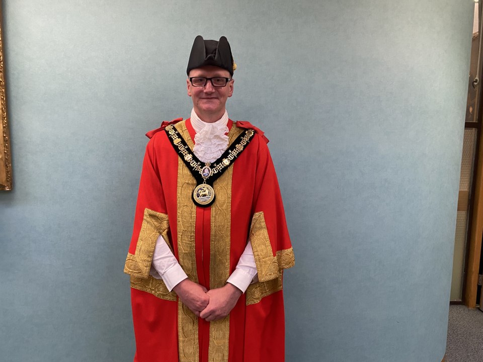 Former Hartlepool Borough Council leader Shane Moore becomes the town's new ceremonial mayor