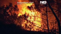 Außer Kontrolle: Waldbrand wütet in der spanischen Region Extremadura